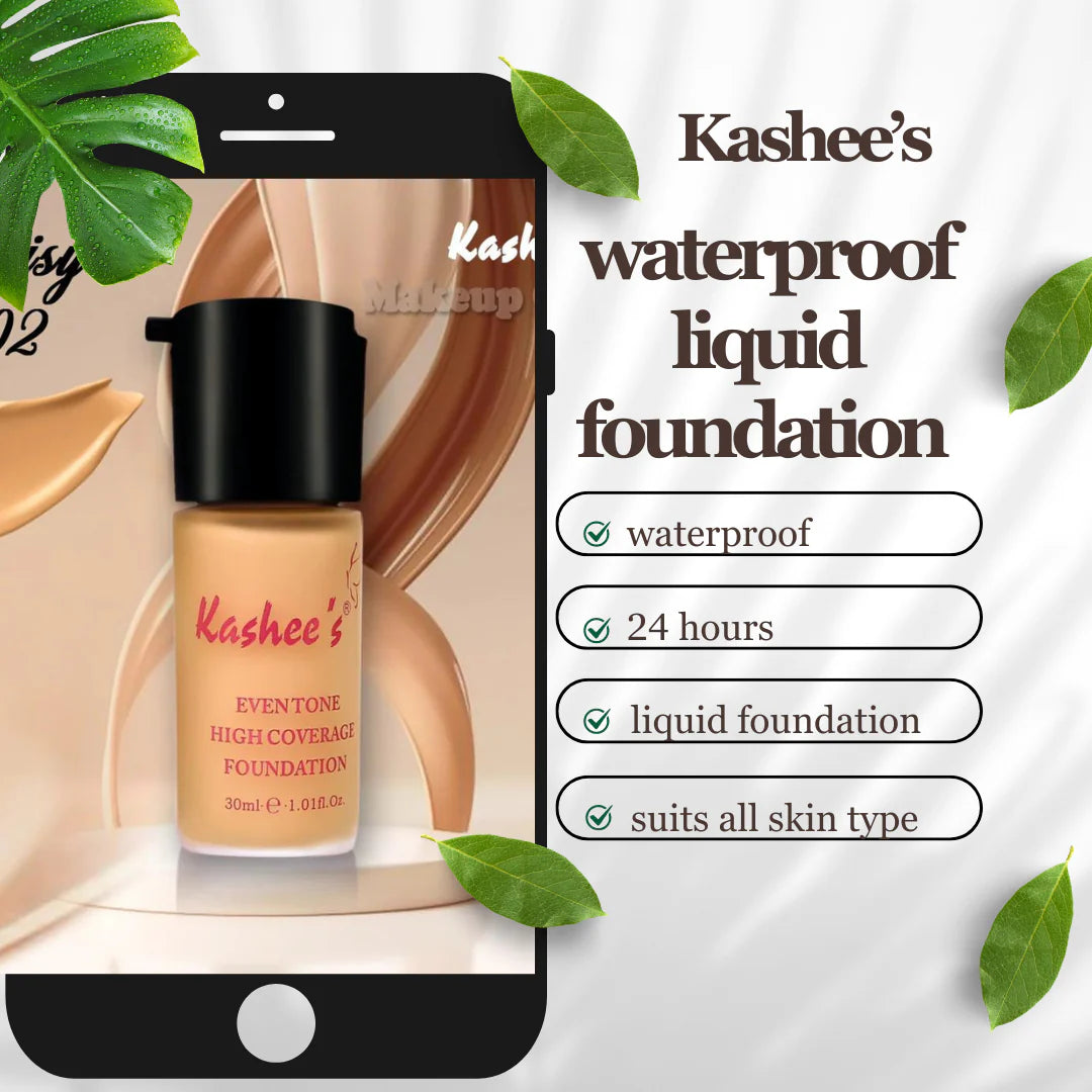 Kashee Liquid Foundation Eventone High Coverage