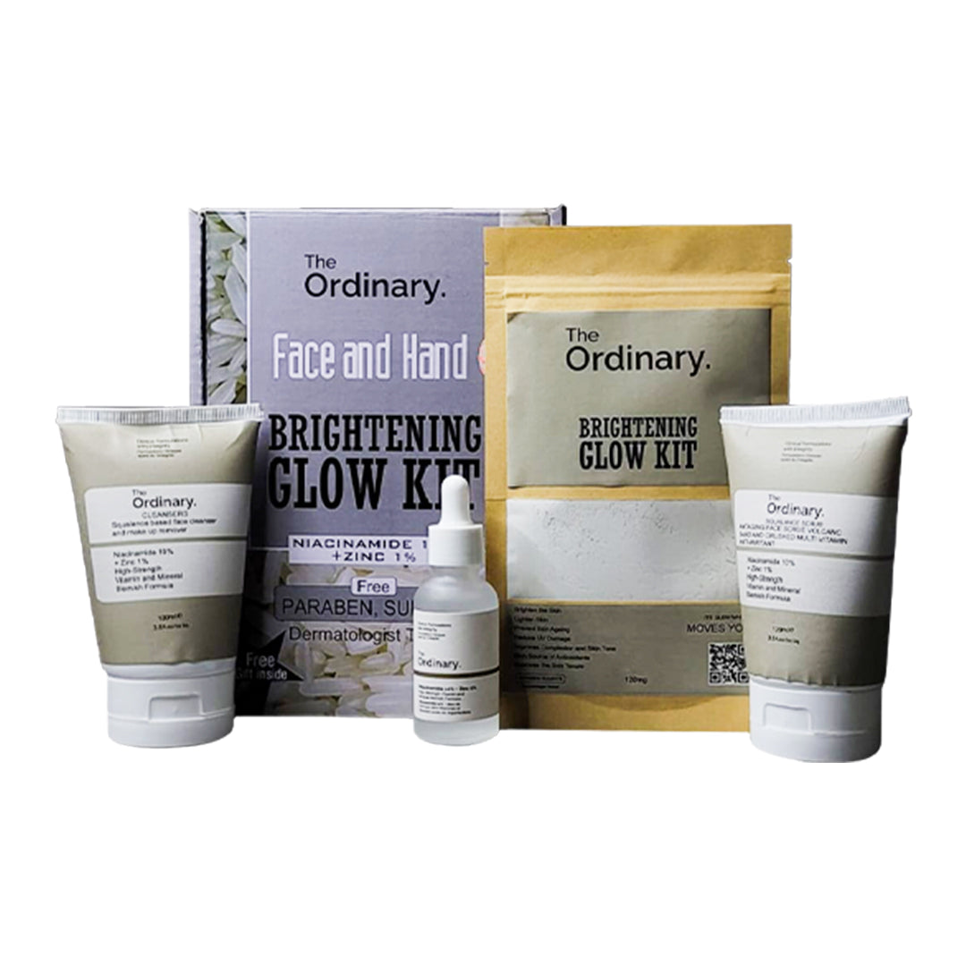Ordinary Face & Hand Brightening Glow kit 4 in 1 Bundle